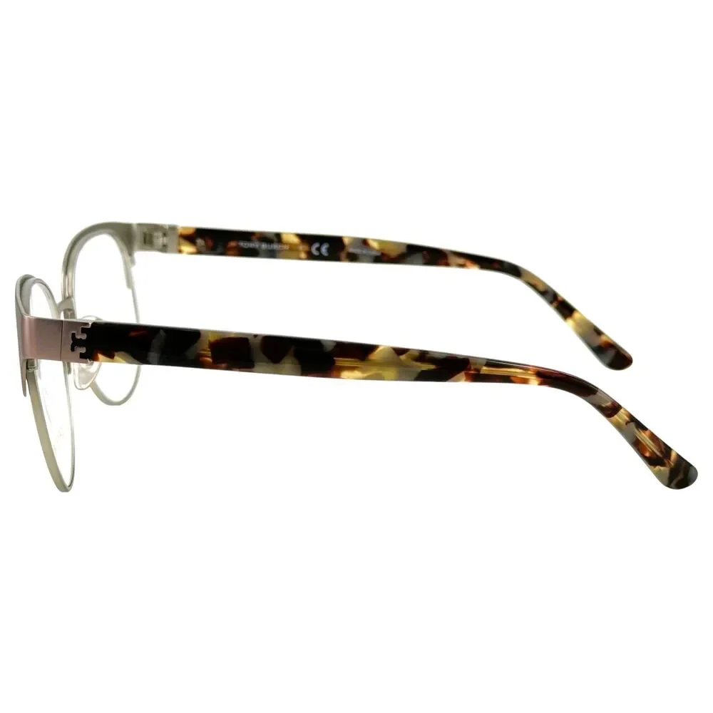 Tory Burch TY1054 Womens Metal Eyeglass Frame 3230 Morning Fog Silver 50-18